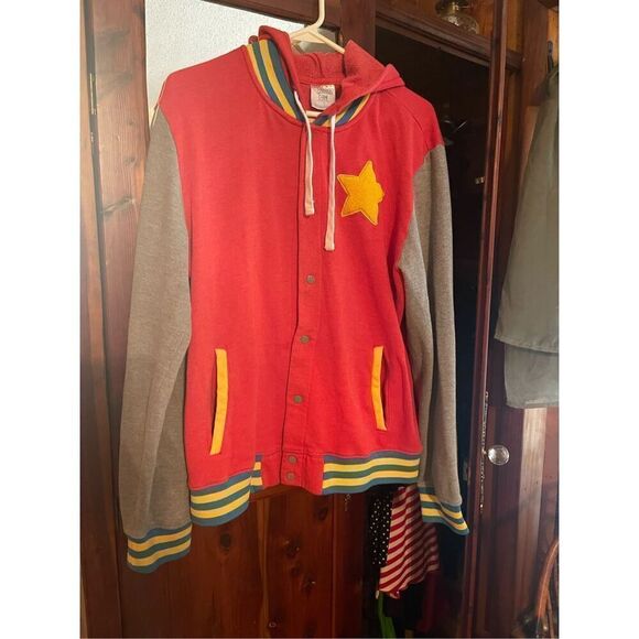 Cartoon Network Steven Universe Chesseburger Hoodie Varsity Jacket/ Sweatshirt S - Picture 2 of 12